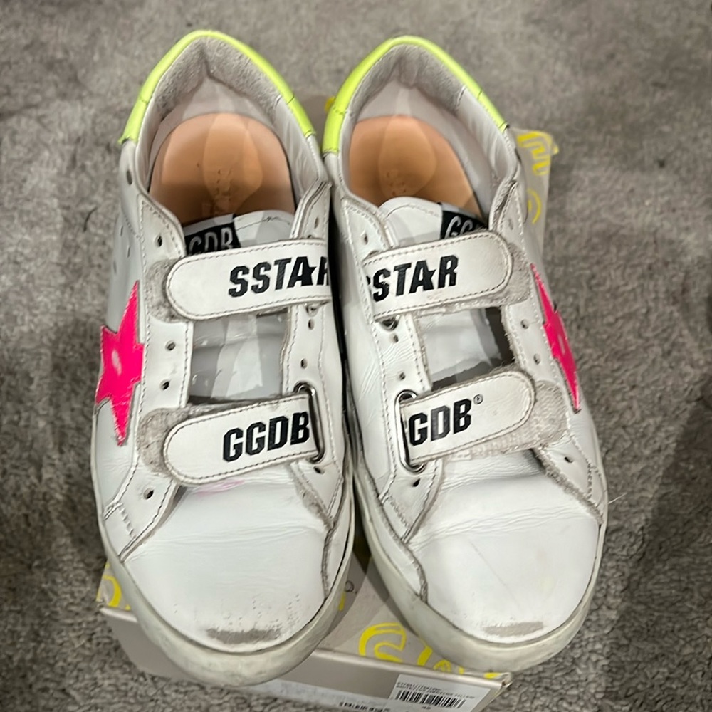 Used kids golden goose sneakers